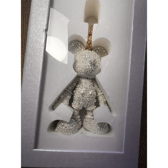 Disney X Baublebar Pearl Mickey Mouse Charm Keychain -Rare/HTF - Picture 11 of 12